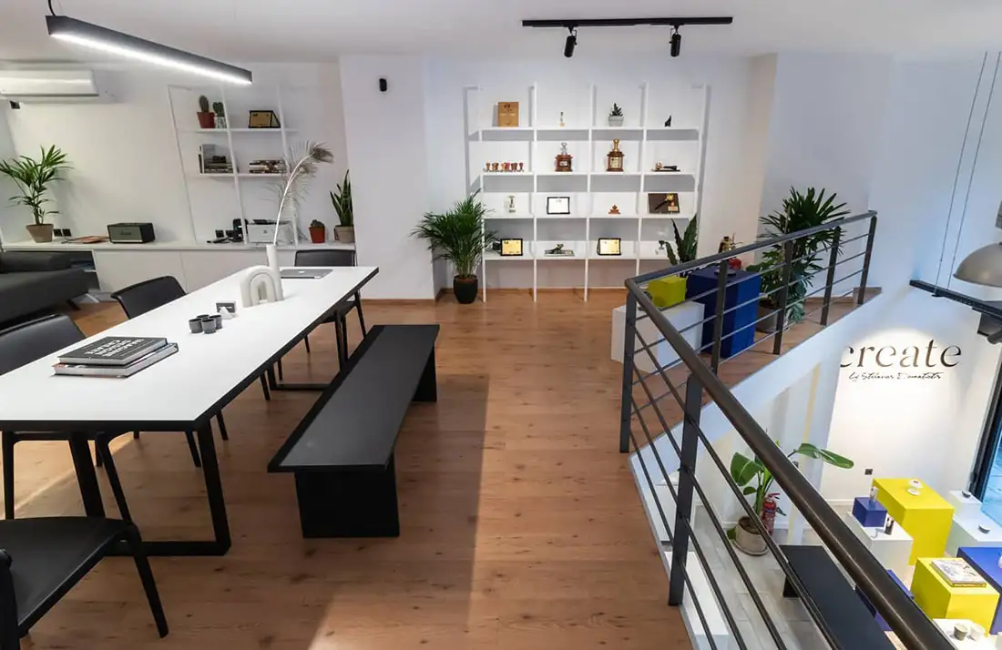 Ξύλινες κατασκευές εταιρεία σεμιναρίων καφέ CREATE ATHENS