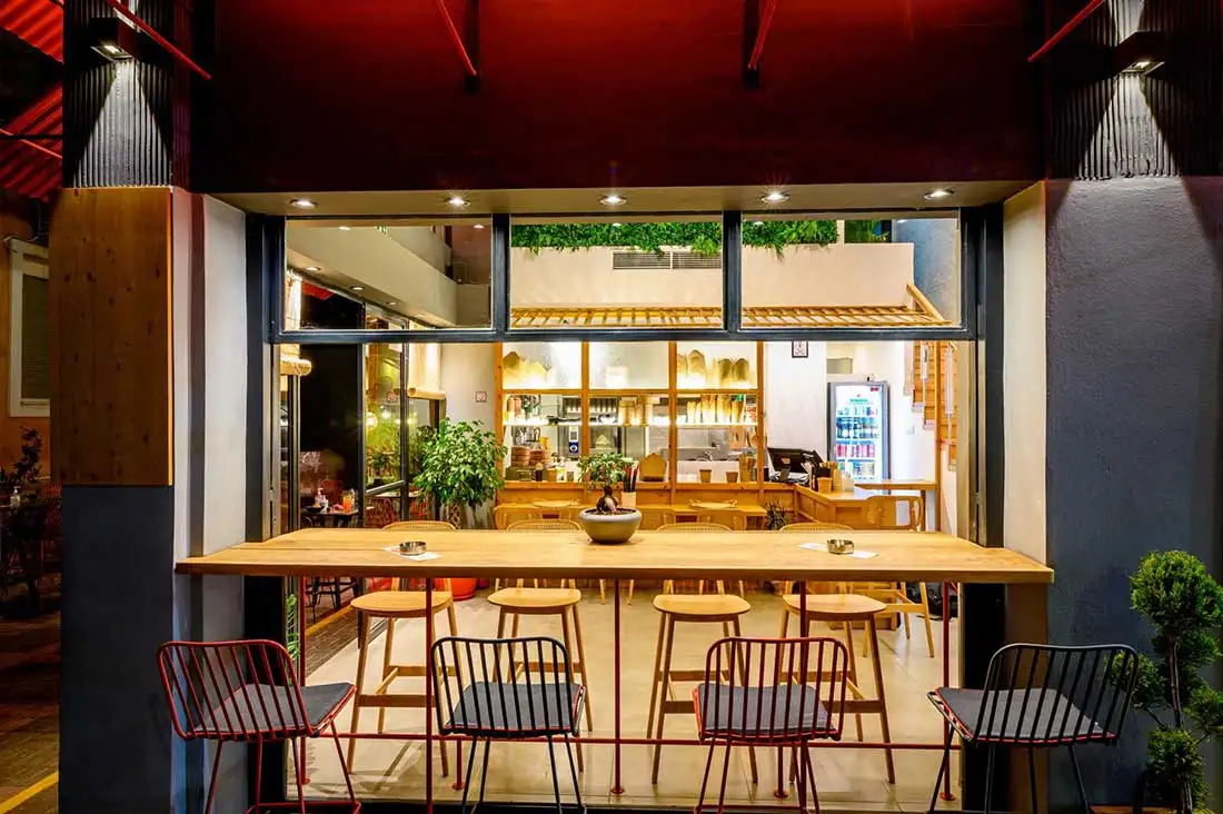 Ξύλινες κατασκευές ασιατική κουζίνα Baobar