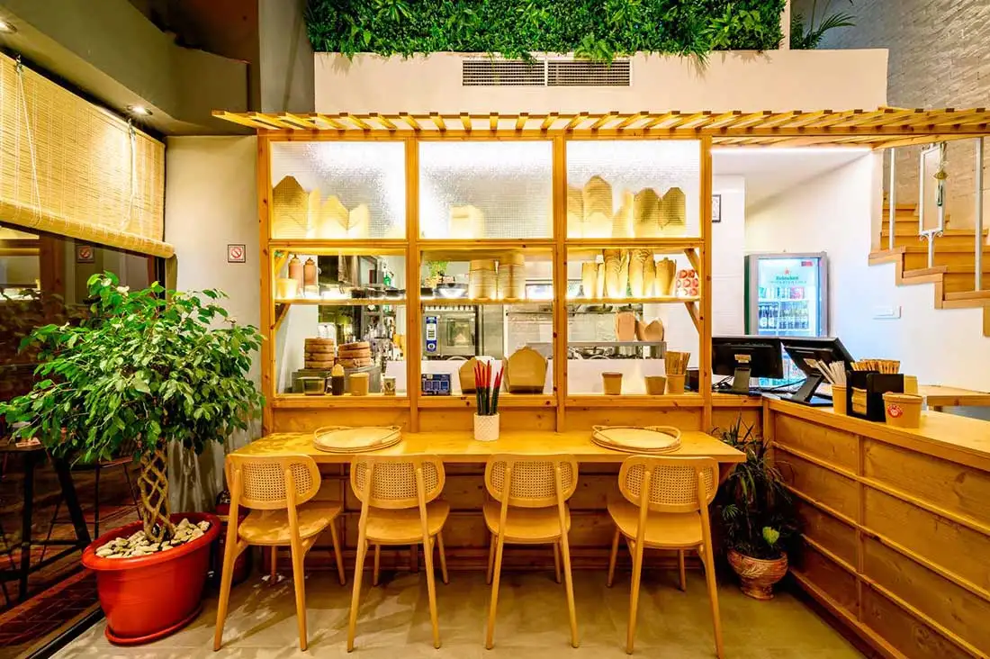 Ξύλινες κατασκευές ασιατική κουζίνα Baobar