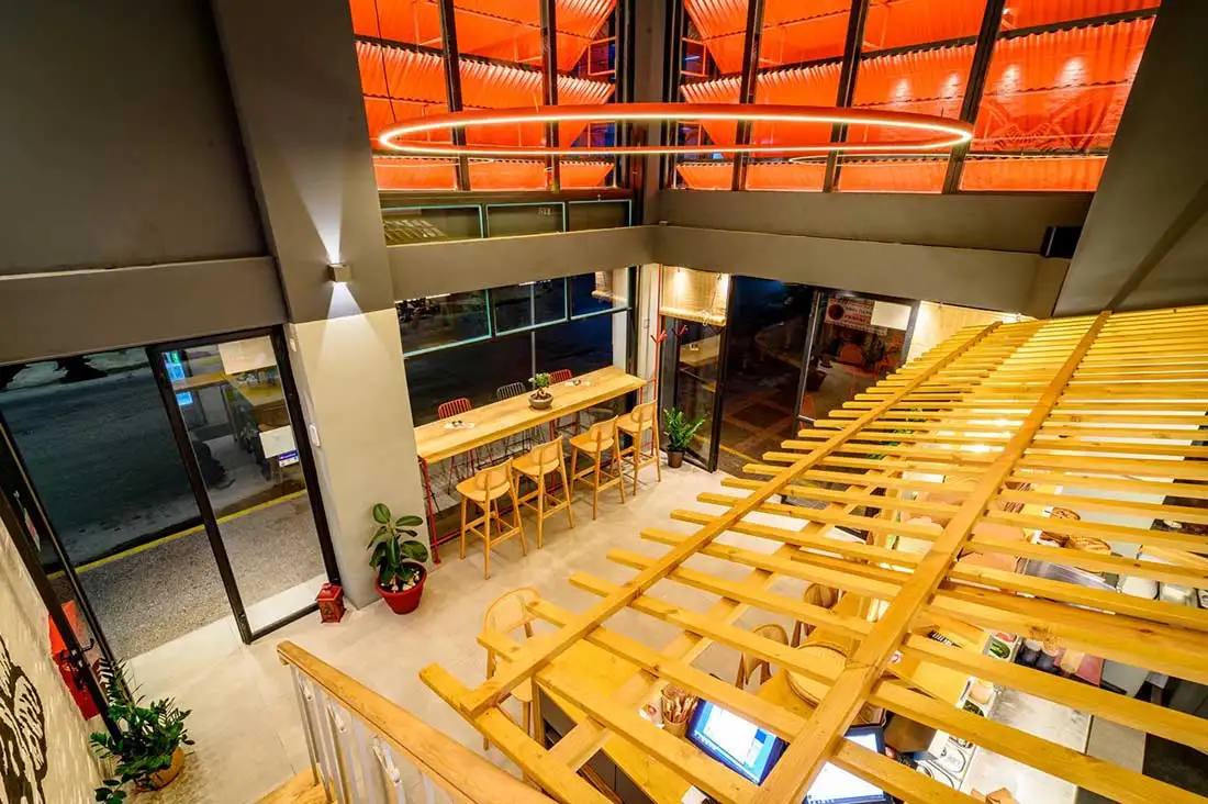 Ξύλινες κατασκευές ασιατική κουζίνα Baobar