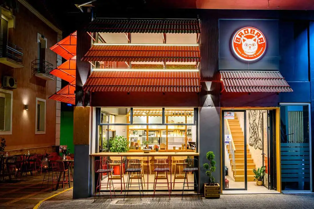 Ξύλινες κατασκευές ασιατική κουζίνα Baobar