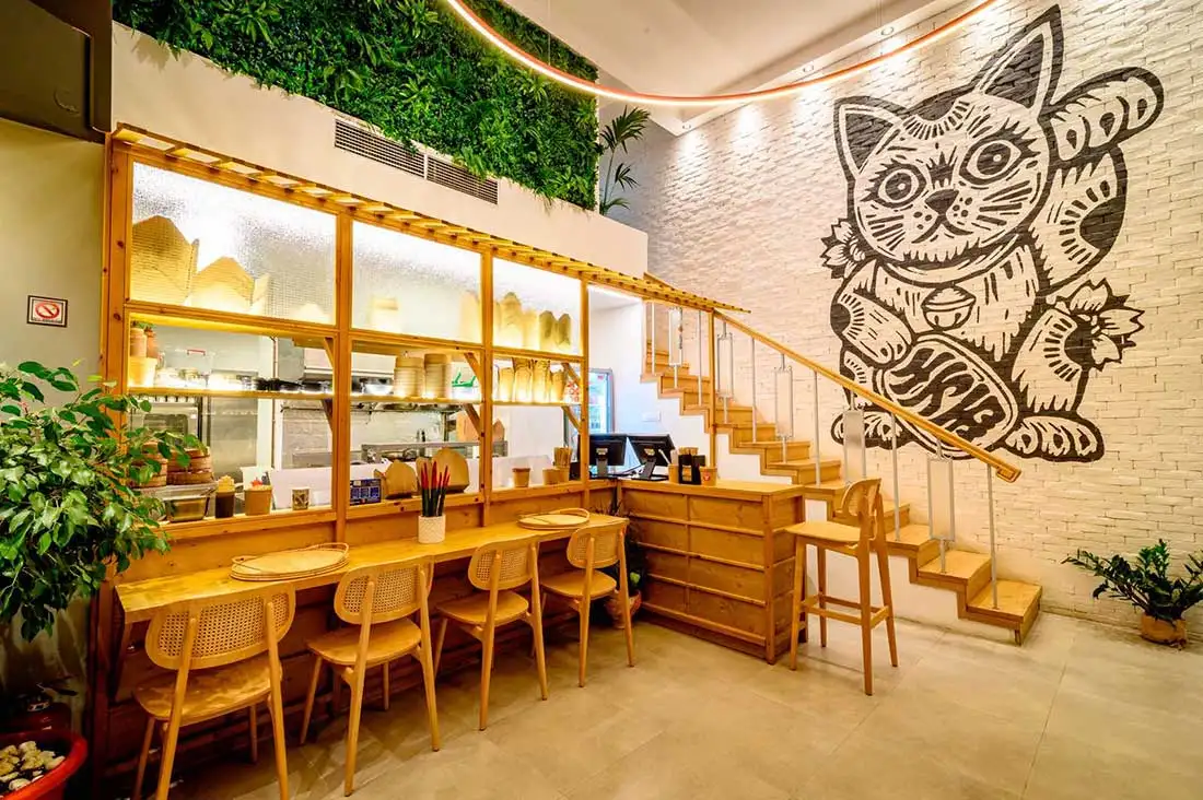 Ξύλινες κατασκευές ασιατική κουζίνα Baobar