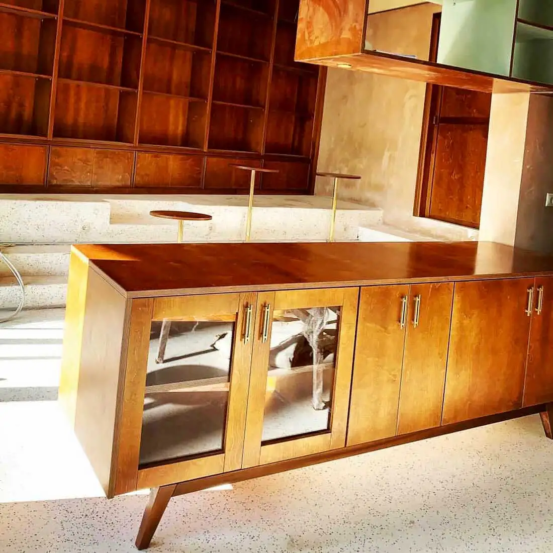 Ξύλινες κατασκευές στο καφέ Nordic