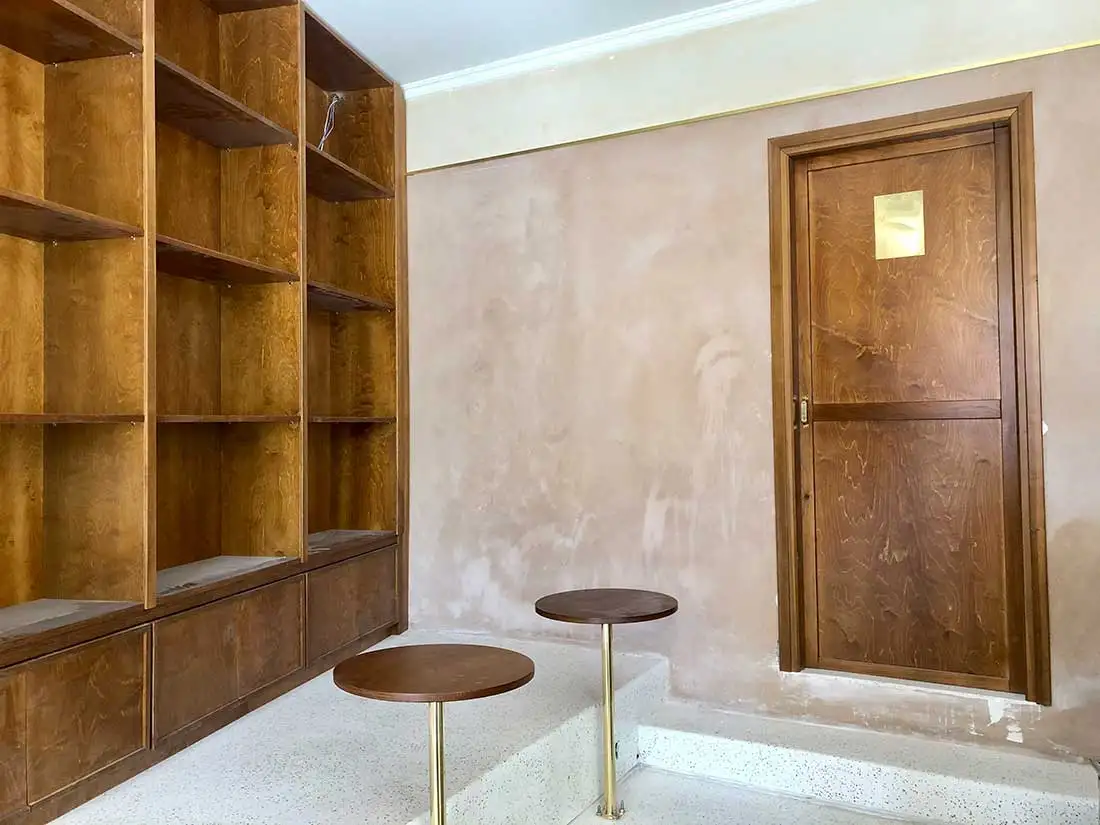 Ξύλινες κατασκευές στο καφέ Nordic